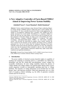 A New Adaptive Controller of Facts-Based FMRLC Aimed