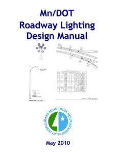 Mn/DOT Roadway Lighting Design Manual