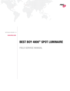 best boy 4000® spot luminaire