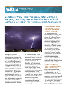 MET WCO Benefits of VHF Total Lightning Mapping White