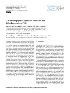 Anvil microphysical signatures associated with lightning
