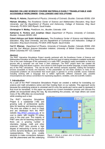 MAKING ON-LINE SCIENCE COURSE MATERIALS