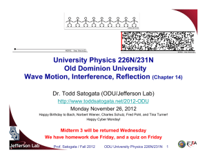 Wave Interference - toddsatogata.net