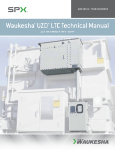 Waukesha® UZD® LTC Technical Manual