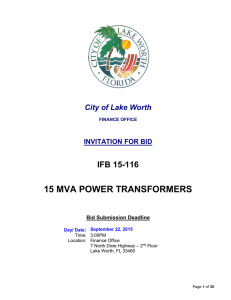 15 MVA Power Transformers