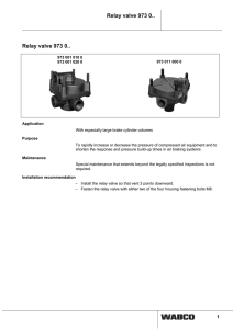 Relay valve 973 0.. - inform.wabco