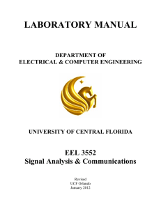 EEL 3552 - ECE Department - University of Central Florida