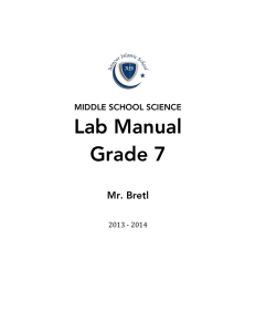 Lab Manual Grade 7