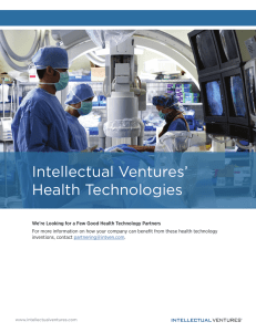 Intellectual Ventures` Health Technologies