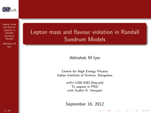 Lepton mass and flavour violation in Randall Sundrum Models