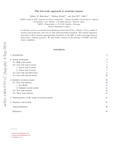 The low-scale approach to neutrino masses