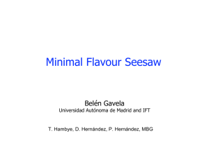 Minimal Flavour Seesaw