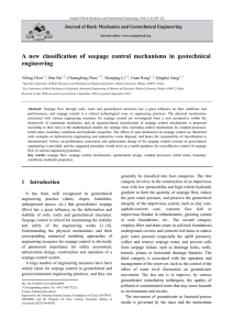 A new classification of seepage control mechanisms in geotechnical