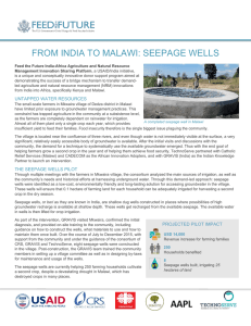 from india to malawi: seepage wells