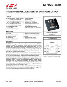 Si7023-A20 - Silicon Labs