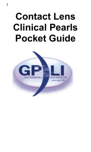 Contact Lens Clinical Pearls Pocket Guide