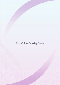Easy Online Ordering Guide