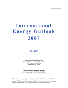 International Energy Outlook 2007 May 2007