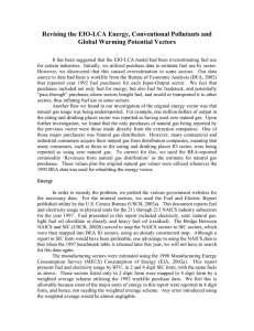 report - Economic Input-Output Life Cycle Assessment