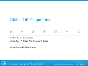 Global Oil Geopolitics