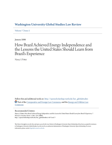 How Brazil Achieved Energy Independence and the Lessons the