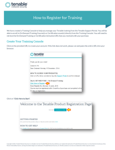 How to Register for Training