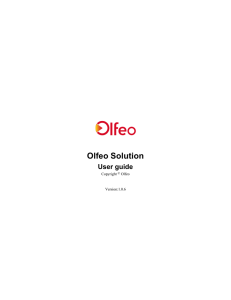 Olfeo Solution User guide