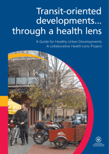 Transit-oriented developments... through a health lens
