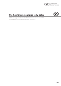 The howling/screaming jelly baby