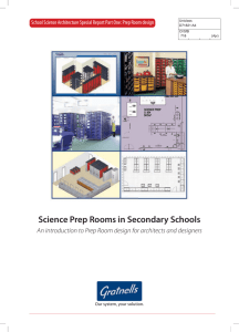 Science Prep Rooms in Secondary Schools