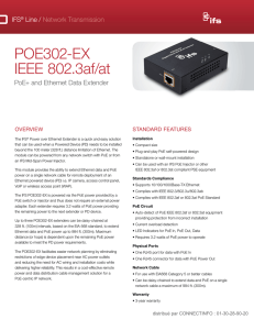 POE302-EX IEEE 802.3af/at