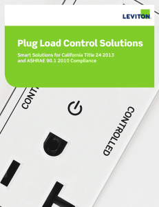 Plug Load Control Solutions