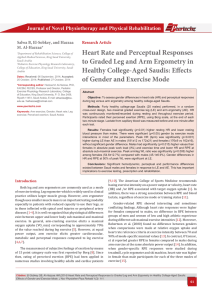 HR and RPE Responses to Arm and Leg Ergometry-JNPPR-2014