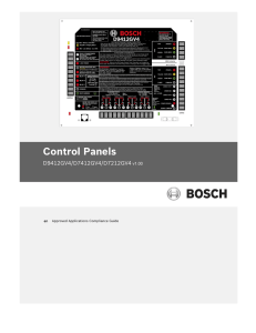 Application note - Bosch Security Systems