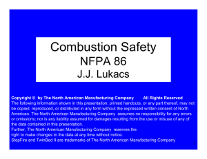 Kilns and NFPA Compliance Update