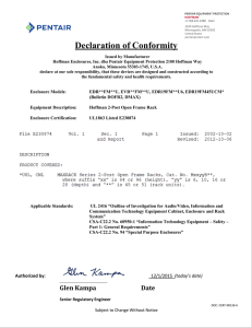 UL Certification - PentAirProtect.com