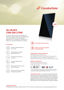 ALL-BLACK CS6K-265| 270M