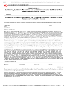 UL Canada Certification