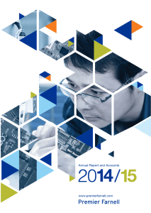 Premier Farnell annual report 2014/2015