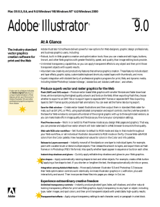 Adobe Illustrator 9.0 At A Glance