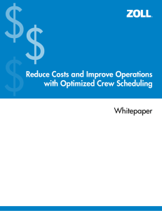 Reduce Costs and Improve Operations with Optimized Crew