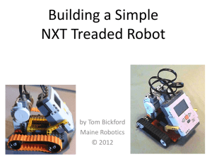 Building a Simple NXT Treaded Robot