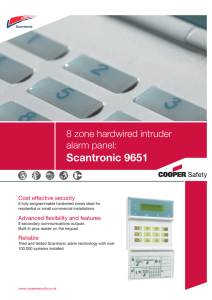 Scantronic 9651 - Enterprise Security Distribution