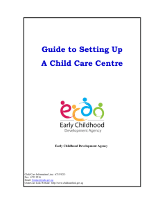 Guide to Setting Up A Child Care Centre