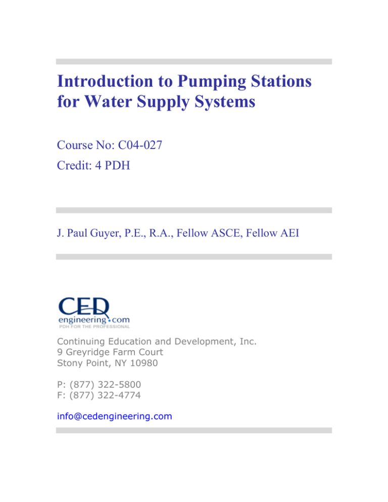 water pump research paper