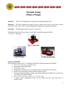 Portable Pump (Float-a-Pump) - Palm Beach County Fire Rescue