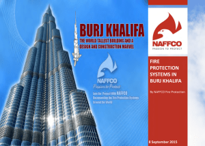 fire protection systems in burj khalifa
