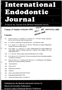 Volume 15 Number 4 October 1982 \~S`l. ISSN 0143