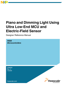 Piano and Dimming Light Using Ultra Low-End MCU and