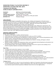 job description - Edmonds Center for the Arts